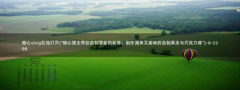 糖心日记vlog:糖心vlog在线打开(